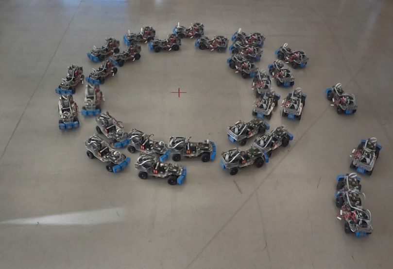 Dynamic trajectory tracking of a car-like robot